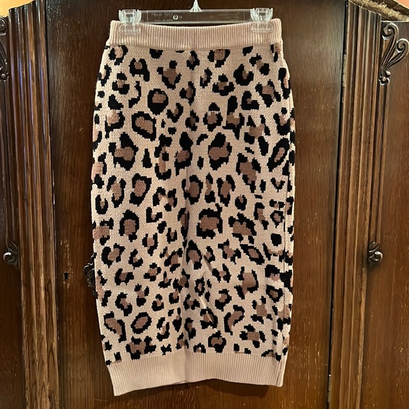 Davi & Dani High Waist Midi Skirt main image 0